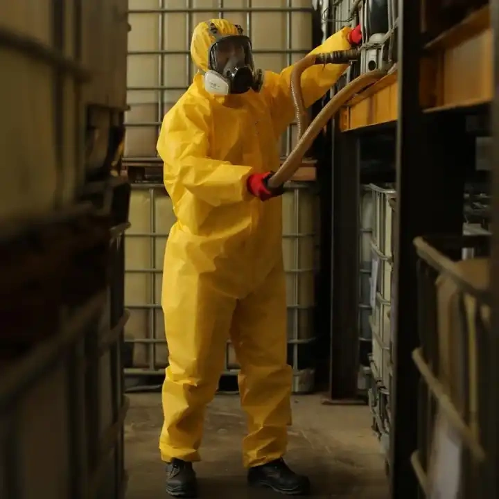 Disposable Chemical protective suit 4