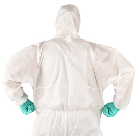 Economic Industrial Disposable Protective Coverall back show