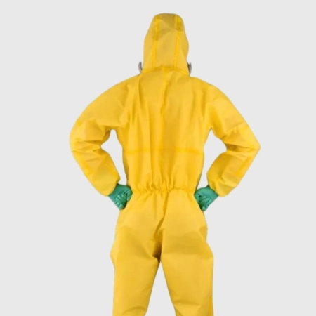 HDPE Disposable chemical protective suit