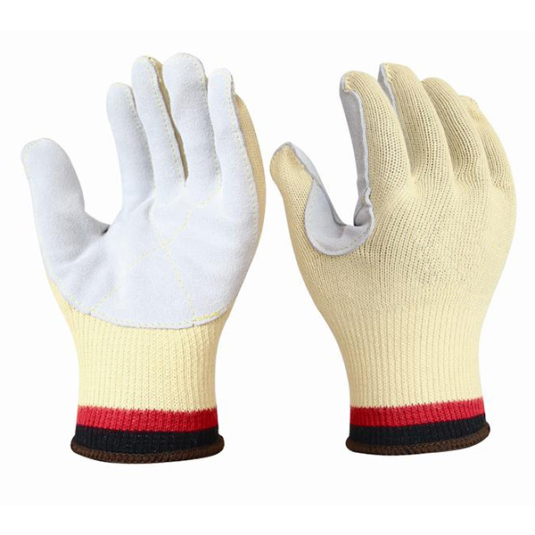 Leather Palm Kevlar Gloves