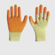 10 Gauge Orange Latex Coated Work Gloves