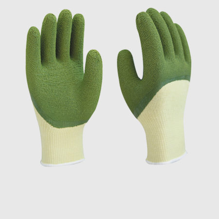Latex Crinkle Coated Garden Gloves