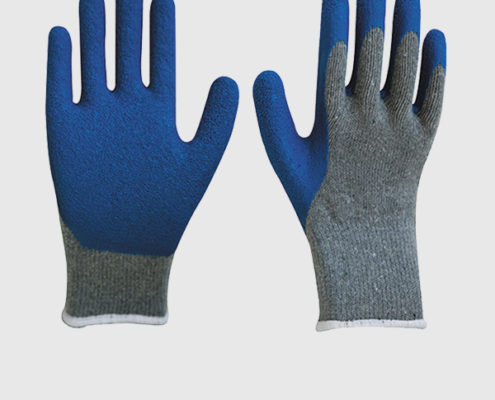 10 Gauge Latex Coated Work Gloves with Recycle Yarn