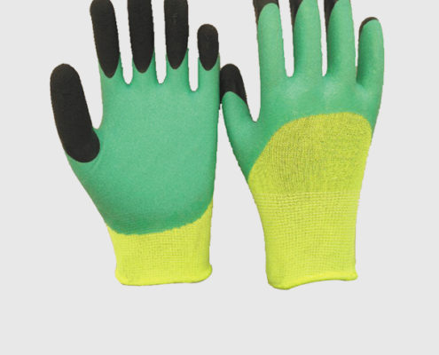13 Gauge Latex Foam Coated Work Gloves with Finger Reiforced