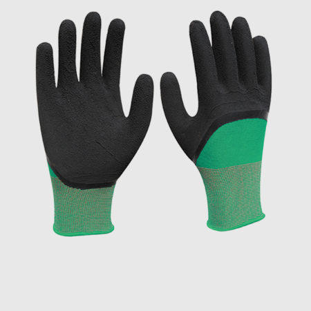 13 Gauge Latex Half Coated Work Gloves