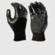 13Gauge Black Nitrile Half Coated Work Gloves with Black Polyester or Nylon