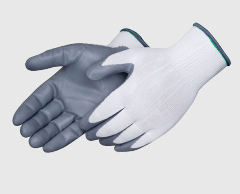 Nitrile Coated Knit Work Gloves with Polyester or Nylon Liner