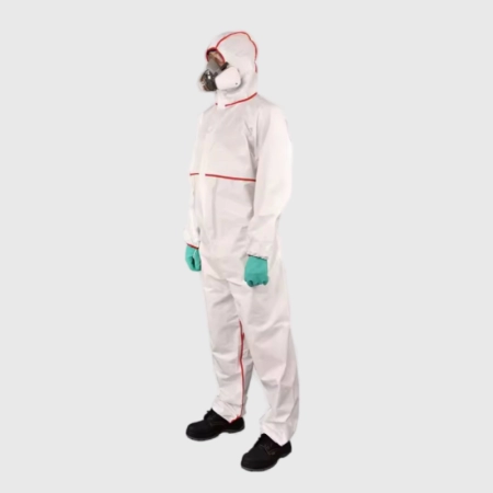 Particulate disposable protective suit
