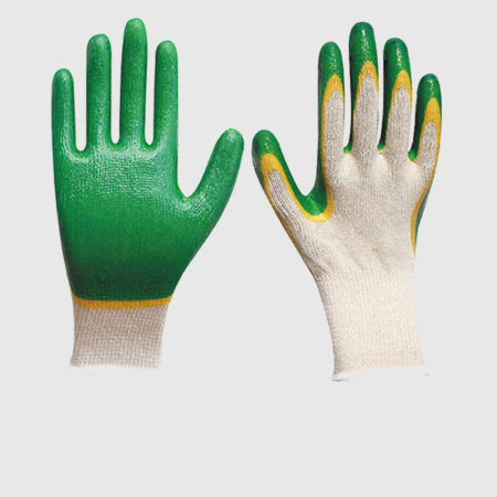 Double Layers Latex Coated Work Gloves