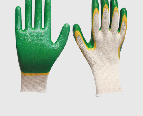Double Layers Latex Coated Work Gloves