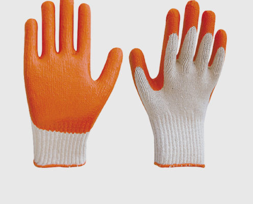 10 Gauge Economic Latex Smooth Palm Coated Work Gloves